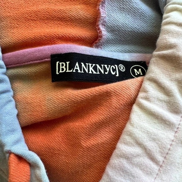 Blank NYC Pink sweater women sweet spot sweater long sleeve hoodie size M boho - Picture 4 of 12